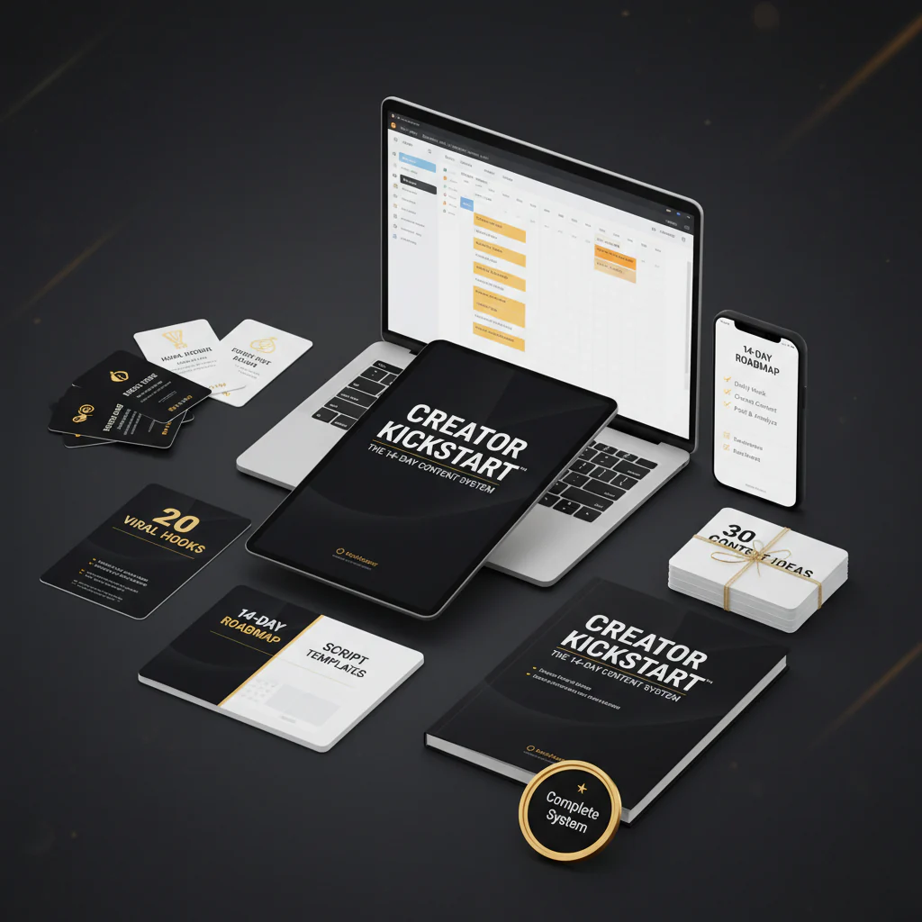 Creator Kickstart digital guide mockup
